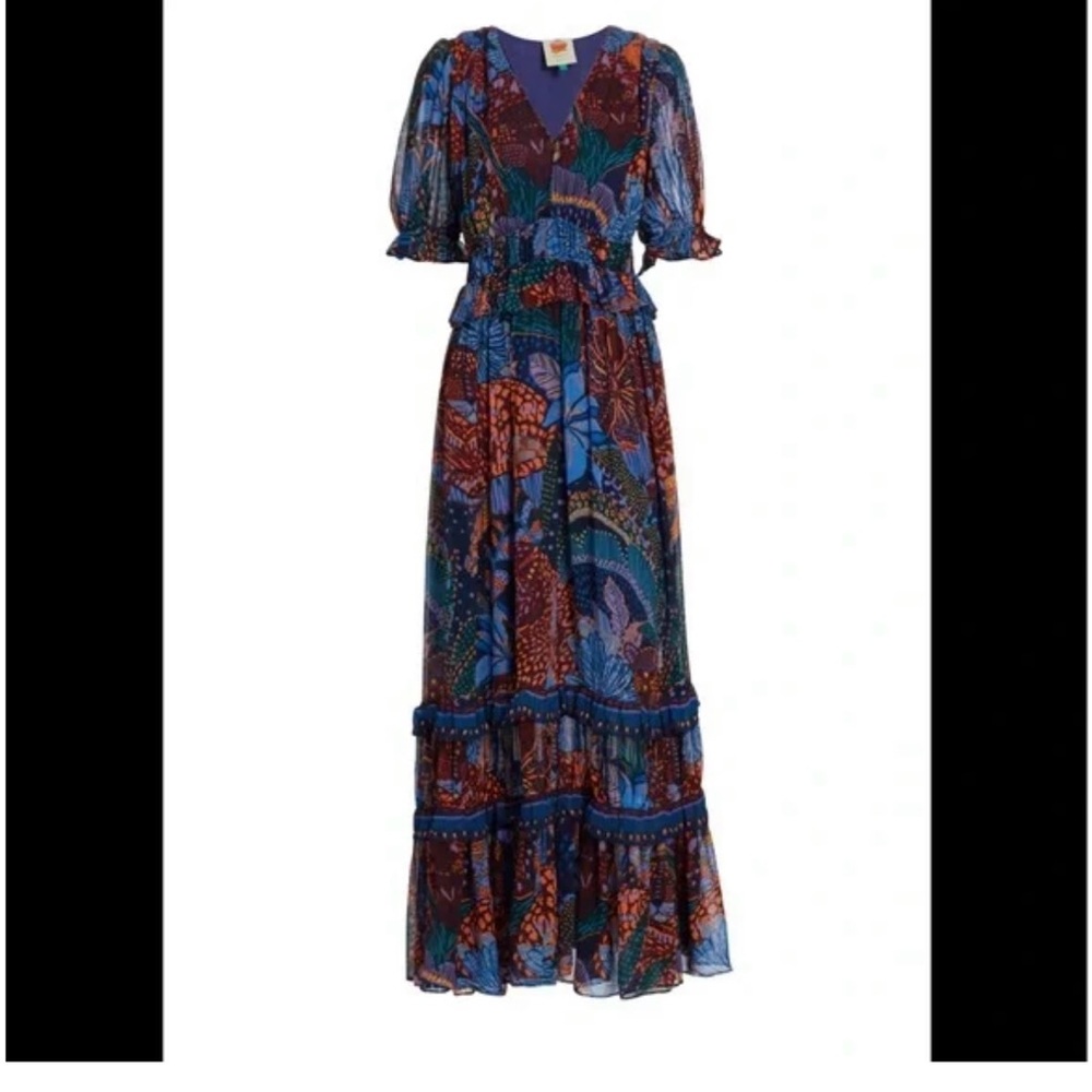 Farm Rio  Cool Leopard Ruffled Maxi - Picture 5 of 5